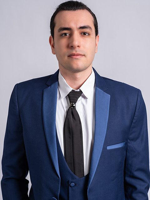 Portrait photograph of ABCE staff member,  Alireza Najmoddin